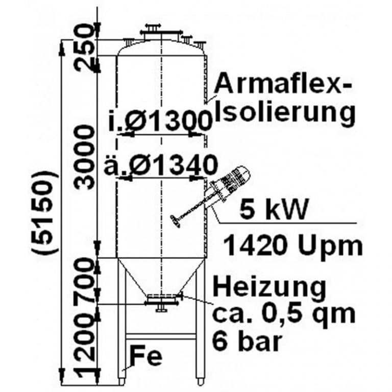 mixing-tank-4000-litres-standing-drawing-3277