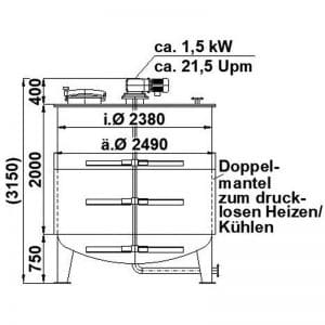 mixing-tank-1000-litres-standing-drawing-3655